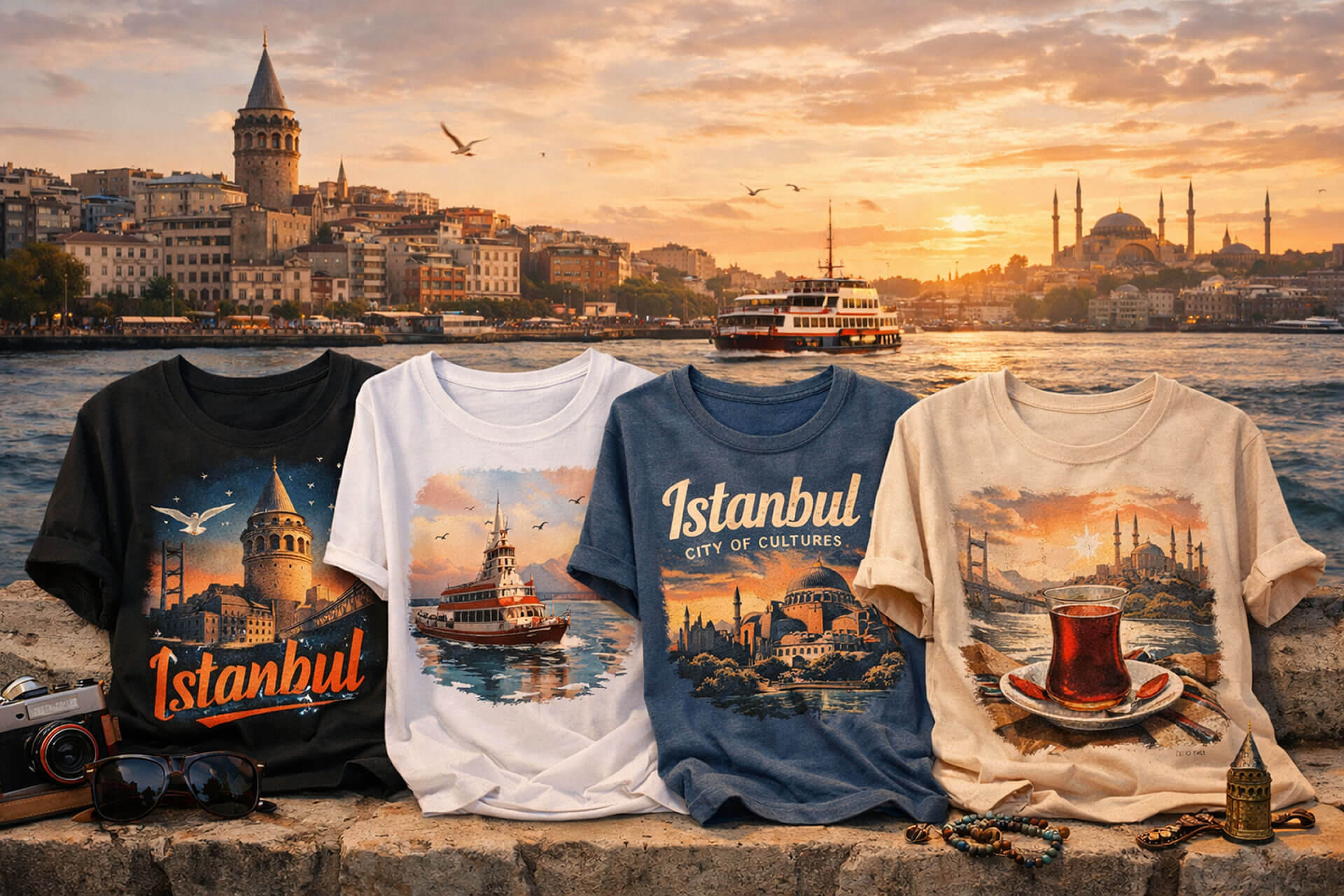 Şehrin Ruhunu Yansıtan Tasarım Tişörtler